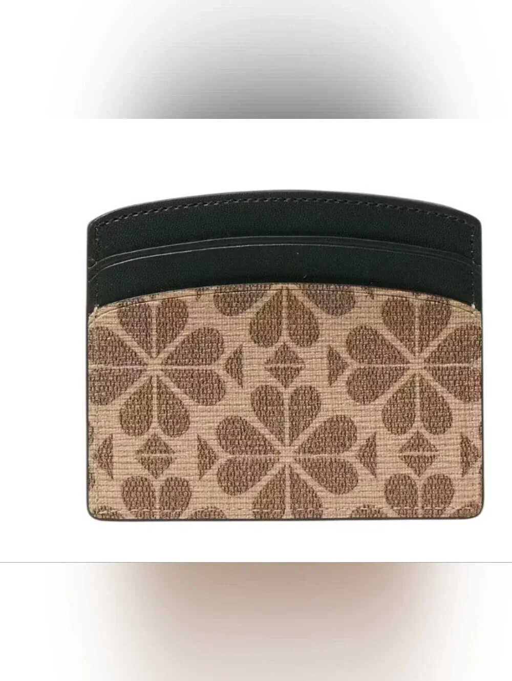 Kate Spade Spade Flower Coated Canvas Cardholder Card Holder